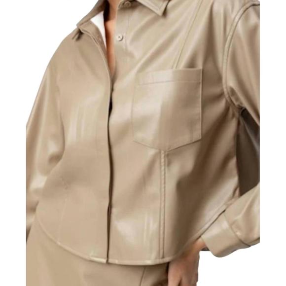 NEW SUNDAYS willa shirt in mushroom - Picture 3 of 3